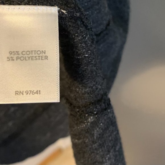 Pure Jill Cotton Shift Dress Size S Pockets Heather Dark Gray Minimalist Beach - Picture 6 of 7